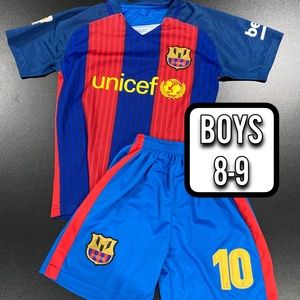 Lionel Messi Boys 8-9 Jersey & Shorts